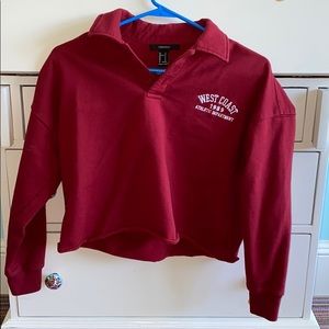 Burgundy Forever 21 Pullover